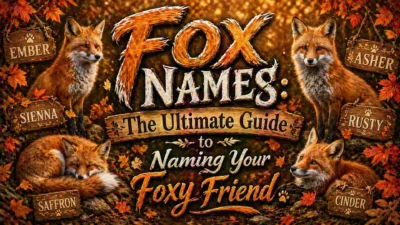 Fox Names The Ultimate Guide to Naming Your Foxy Friend