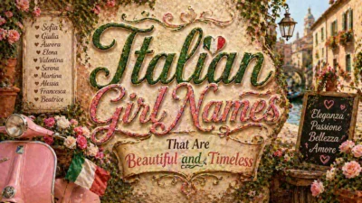 Italian Girl Names That Are Beautiful and Timeless