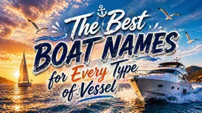 The Best Boat Names for Every Type of Vessel