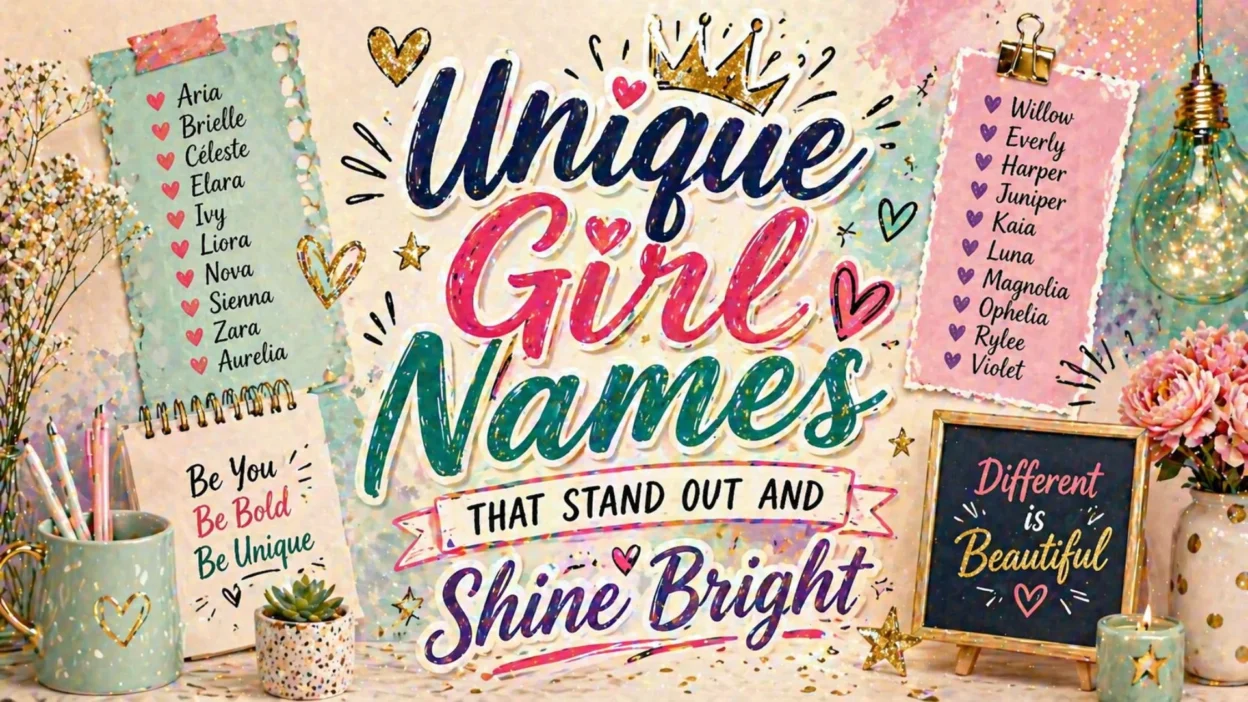 Unique Girl Names That Stand Out and Shine Bright