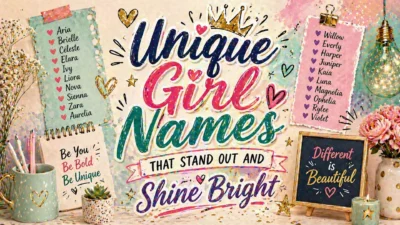 Unique Girl Names That Stand Out and Shine Bright