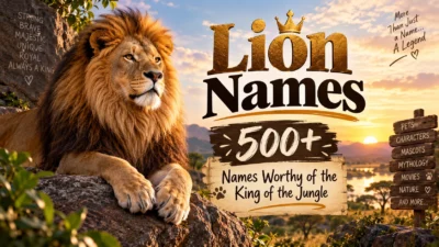 Lion Names 500+ Names Worthy of the King of the Jungle 🦁