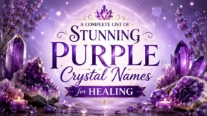 A Complete List of Stunning Purple Crystal Names for Healing