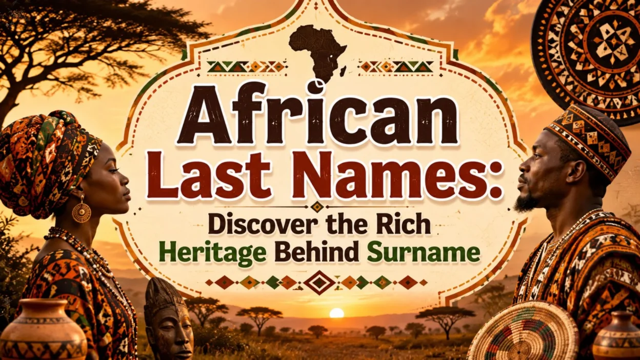 African Last Names Discover the Rich Heritage Behind Surname