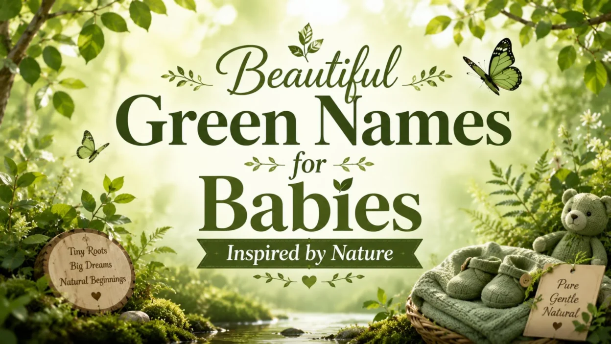 Beautiful Green Names for Babies Inspired by Nature