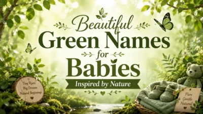 Beautiful Green Names for Babies Inspired by Nature
