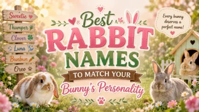 Best Rabbit Names to Match Your Bunny's Personality