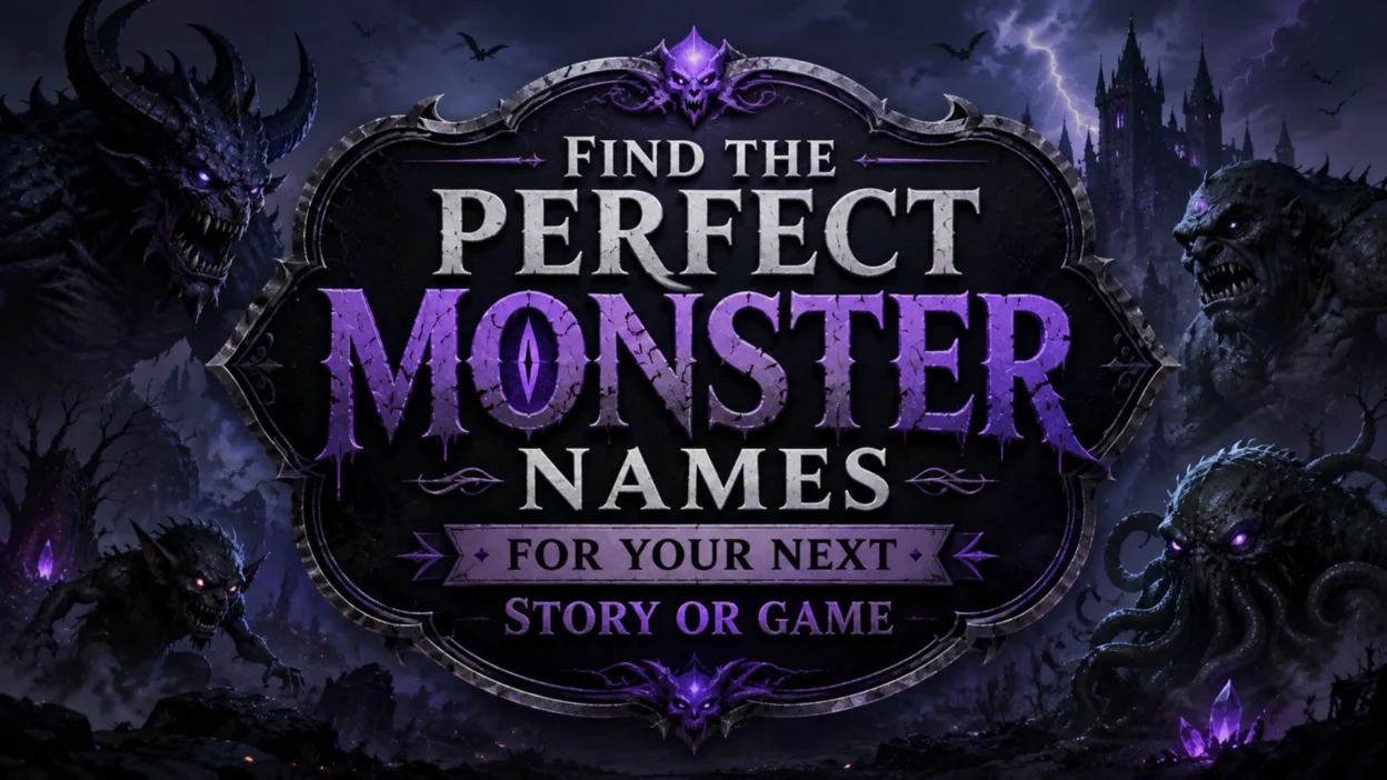 Find the Perfect Monster Names for Your Next Story or Game