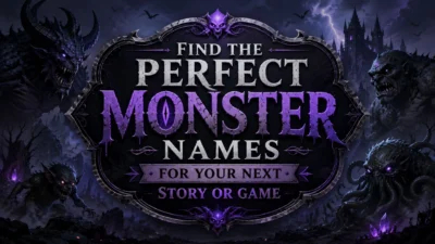 Find the Perfect Monster Names for Your Next Story or Game
