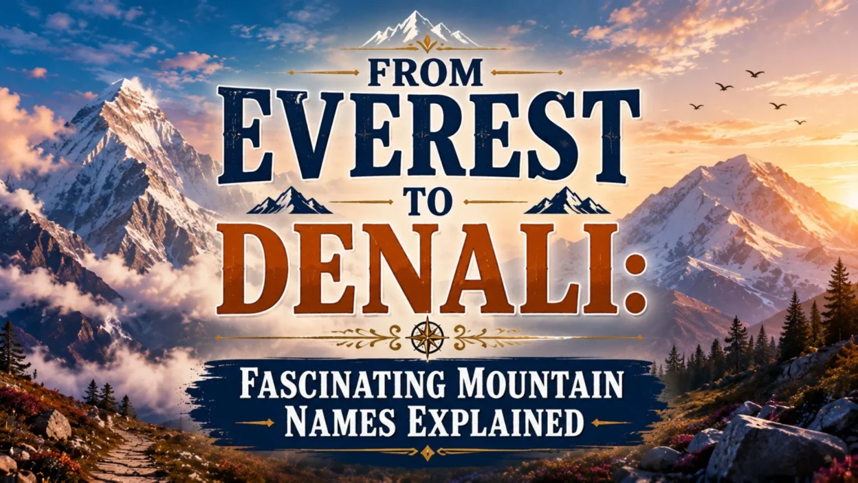 From Everest to Denali: Fascinating Mountain Names Explained