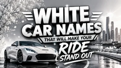 White Car Names That Will Make Your Ride Stand Out