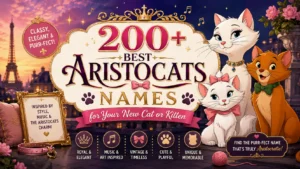 200+ Best Aristocats Names for Your New Cat or Kitten
