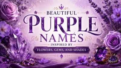 Beautiful Purple Names Inspired by Flowers, Gems, and Shades
