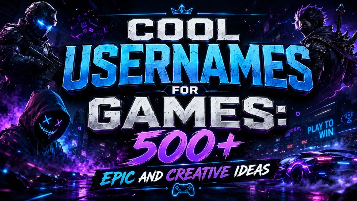 Cool Usernames for Games 500+ Epic and Creative Ideas