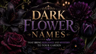 Dark Flower Names That Bring Elegance and Mystery to Your Garden