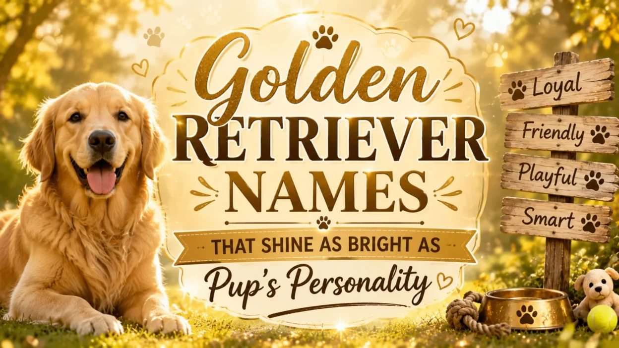 Golden Retriever Names That Shine as Bright as Pup's Personality