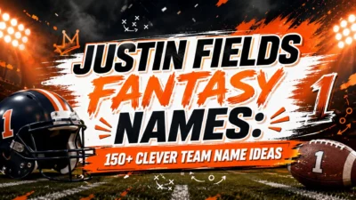 Justin Fields Fantasy Names 150+ Clever Team Name Ideas