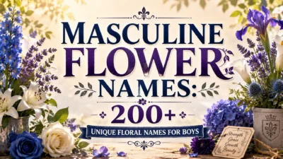 Masculine Flower Names 200+ Unique Floral Names for Boys