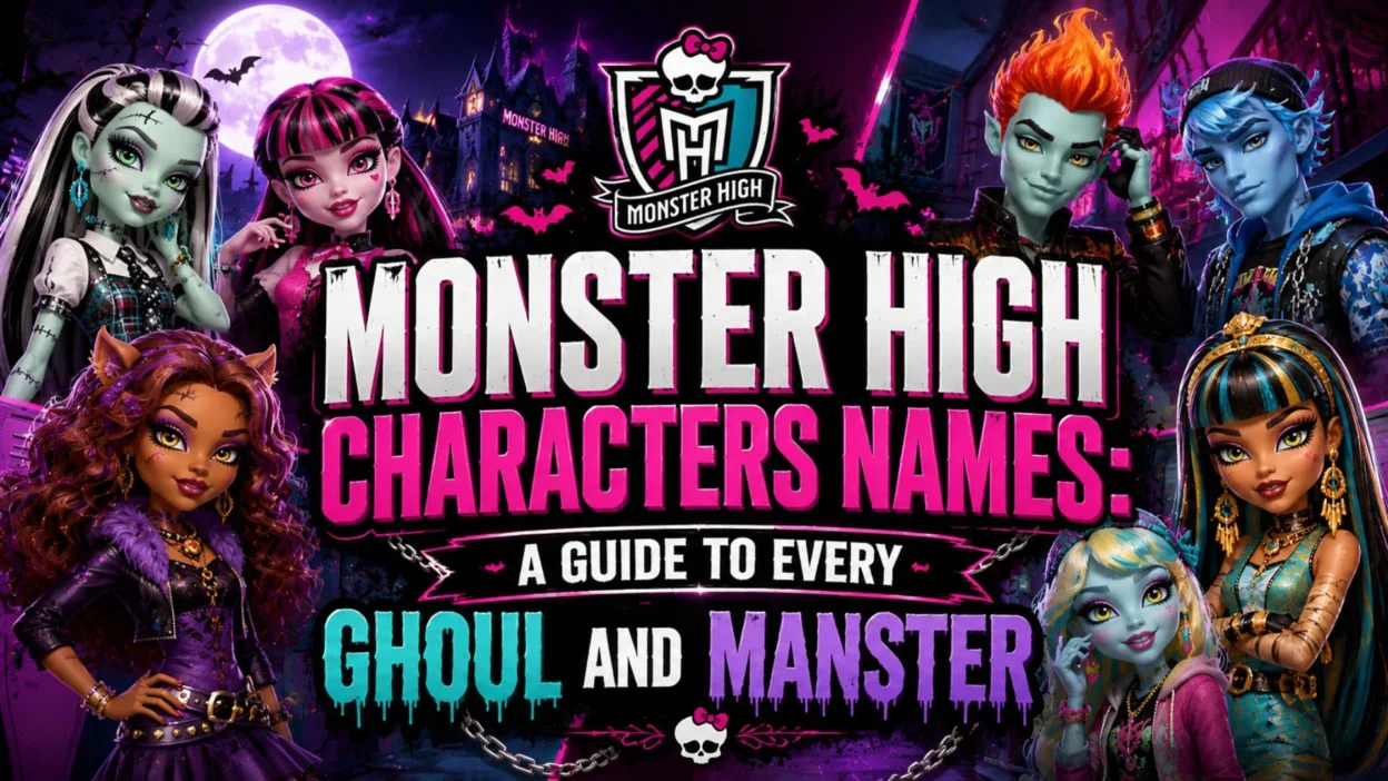 Monster High Characters Names A Guide to Ghoul and Manster