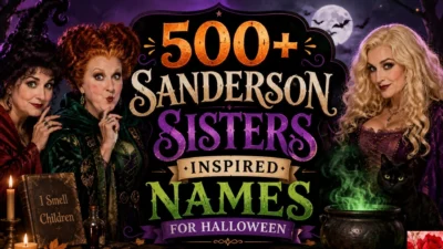 500+ Sanderson Sisters Inspired Names for Halloween