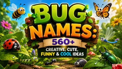 Bug Names 560+ Creative, Cute, Funny & Cool Ideas