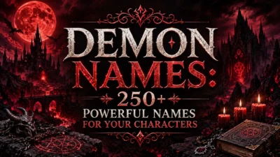 Female Demon Names 250+ Powerful Names for Your Characters
