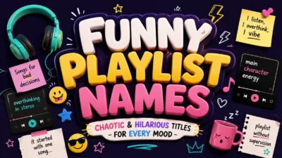 Funny Playlist Names Chaotic & Hilarious Titles for Every Mood