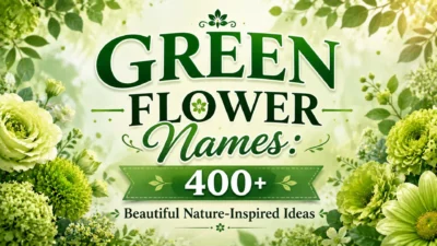Green Flower Names 400+ Beautiful Nature-Inspired Ideas