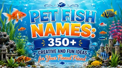 Pet Fish Names 350+ Creative and Fun Ideas for Your Finned Friend
