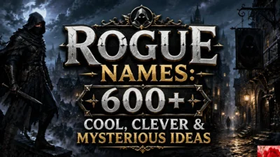 Rogue Names 600+ Cool, Clever & Mysterious Ideas