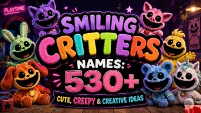 Smiling Critters Names 530+ Cute, Creepy & Creative Ideas
