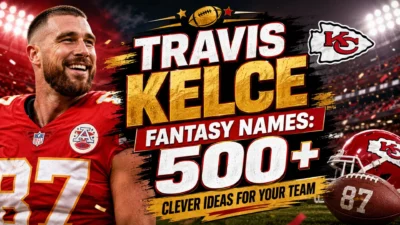 Travis Kelce Fantasy Names 500+ Clever Ideas for Your Team