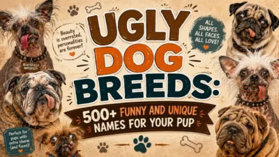 Ugly Dog Breeds 500+ Funny and Unique Names for Your Pup