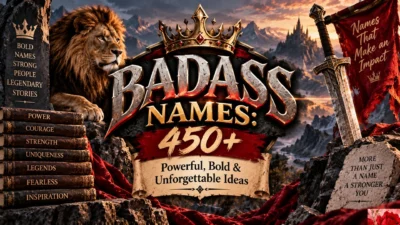 Badass Names 450+ Powerful, Bold & Unforgettable Ideas