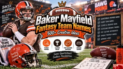 Baker Mayfield Fantasy Team Names 500+ Creative Ideas