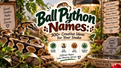 Ball Python Names 300+ Creative Ideas for Your Snake