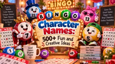 Bingo Character Names 500+ Fun and Creative Ideas