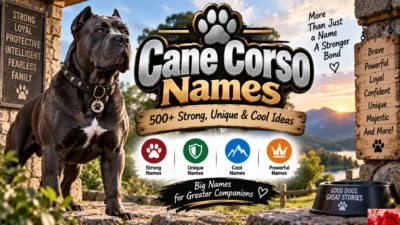 Cane Corso Names 500+ Strong, Unique & Cool Ideas