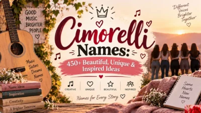 Cimorelli Names 450+ Beautiful, Unique & Inspired Ideas