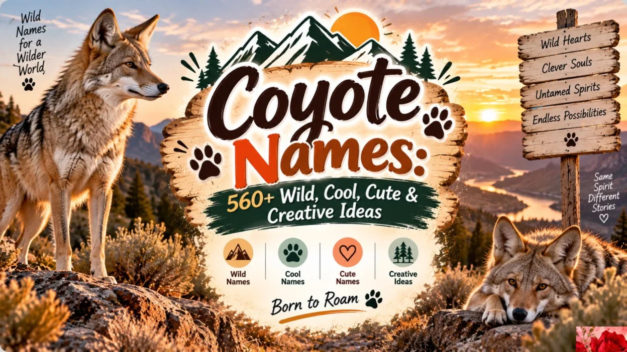 Coyote Names: 560+ Wild, Cool, Cute & Creative Ideas