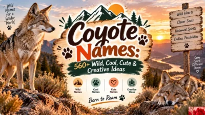 Coyote Names: 560+ Wild, Cool, Cute & Creative Ideas