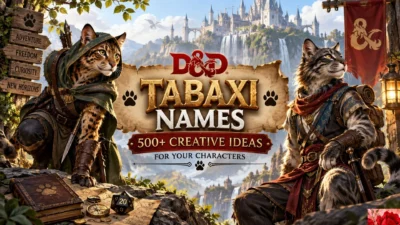 D&D Tabaxi Names 500+ Creative Ideas for Your Characters