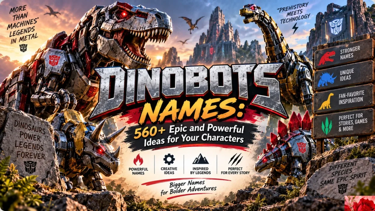 Dinobots Names 560+ Epic and Powerful Ideas for Your Characters