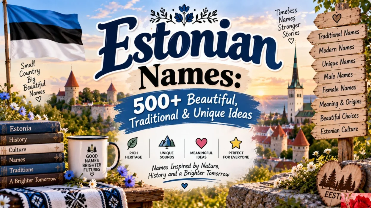 Estonian Names 500+ Beautiful, Traditional & Unique Ideas
