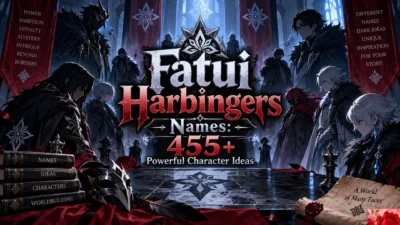 Fatui Harbingers Names 455+ Powerful Character Ideas