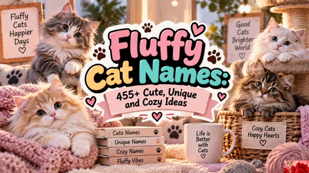 Fluffy Cat Names 455+ Cute, Unique and Cozy Ideas