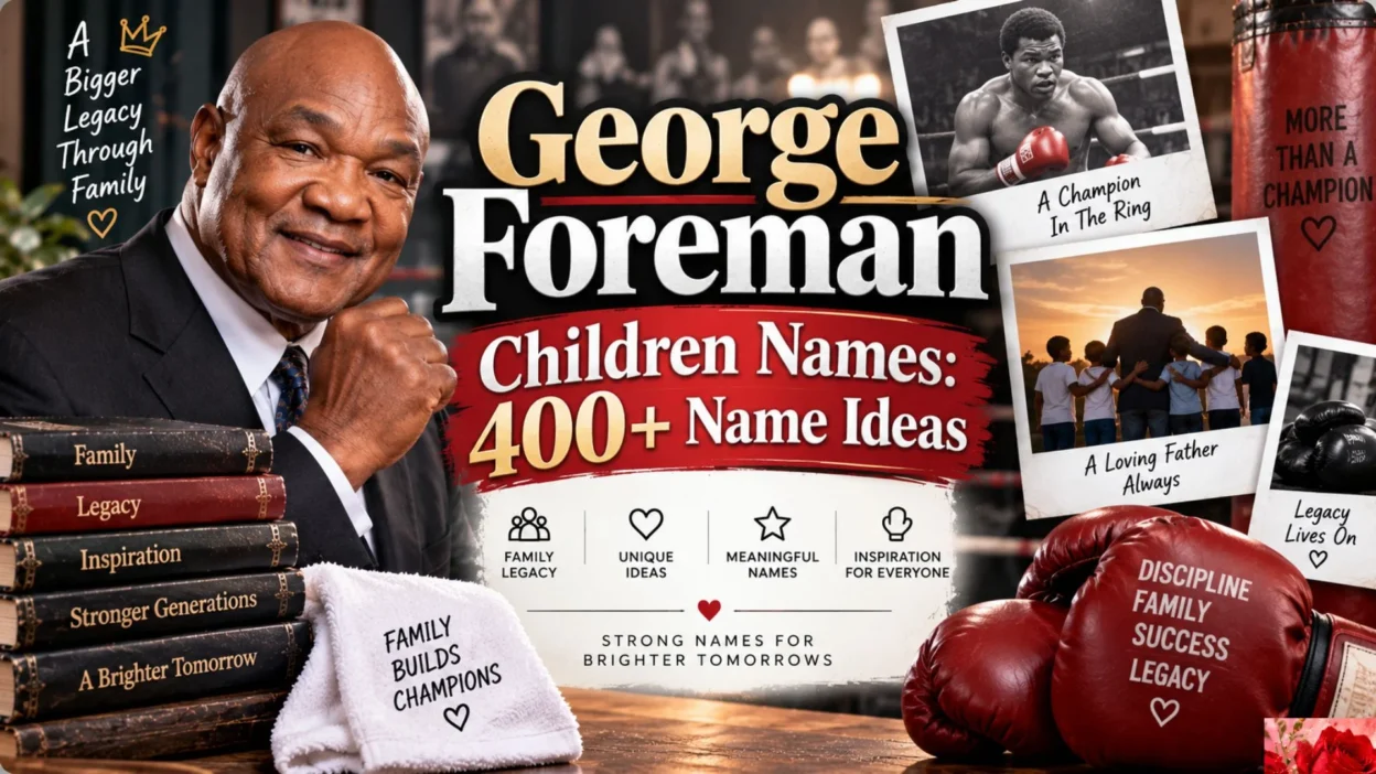 George Foreman Children Names 400+ Name Ideas