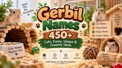 Gerbil Names 450+ Cute, Funny, Unique & Creative Ideas