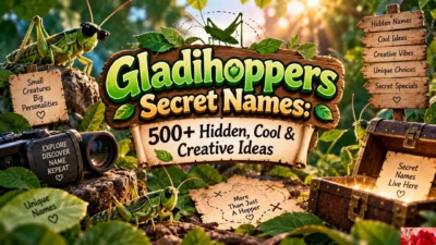 Gladihoppers Secret Names 500+ Hidden, Cool & Creative Ideas