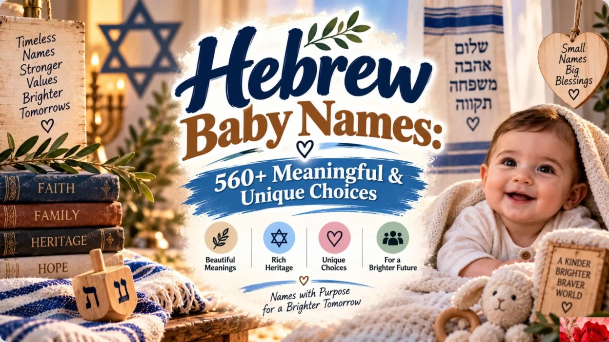 Hebrew Baby Names 560+ Meaningful & Unique Choices